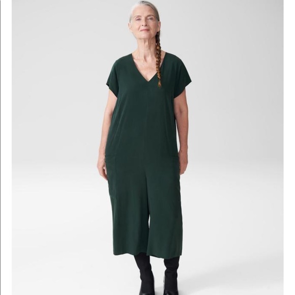 Jumpsuit- Universal Standard Kia Cupro Jumpsuit - Picture 1 of 4